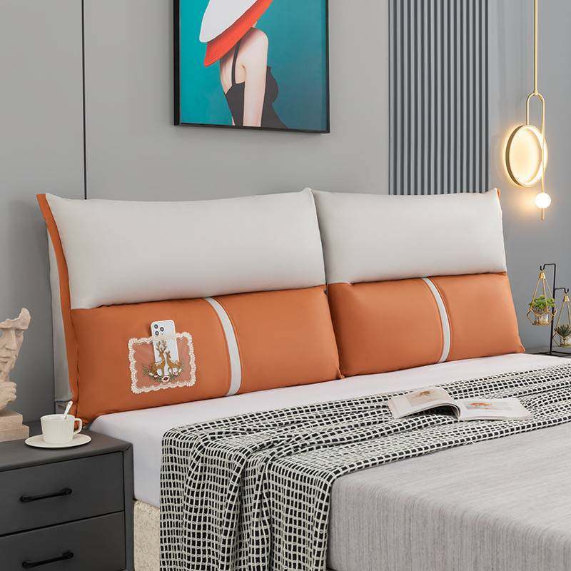 E4C网红床头靠背大靠背榻榻米无床头靠垫可拆洗床头软包床上靠枕,淘宝优惠券,粉丝福利购,淘宝优惠卷