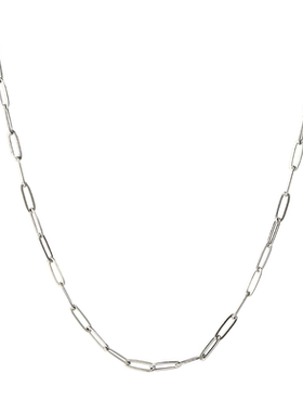 Zippo/之宝长方扣项链简约素链百搭高级基础可叠戴【自由搭配】