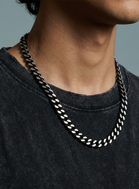 Zippo/之宝黑武士古巴项链男士锁骨链小众设计高级简约百搭礼物