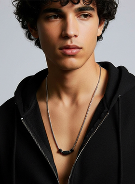 ZIPPO小蛮腰转运珠项链潮流中性