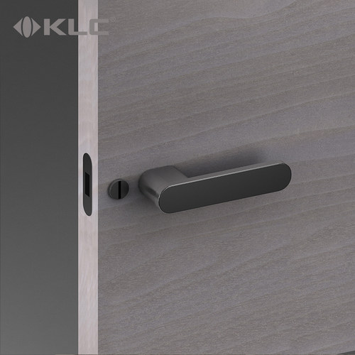 klc意式极简门锁室内卧室房门锁可镶嵌岩板磁吸静音生态实木门锁 - 图2