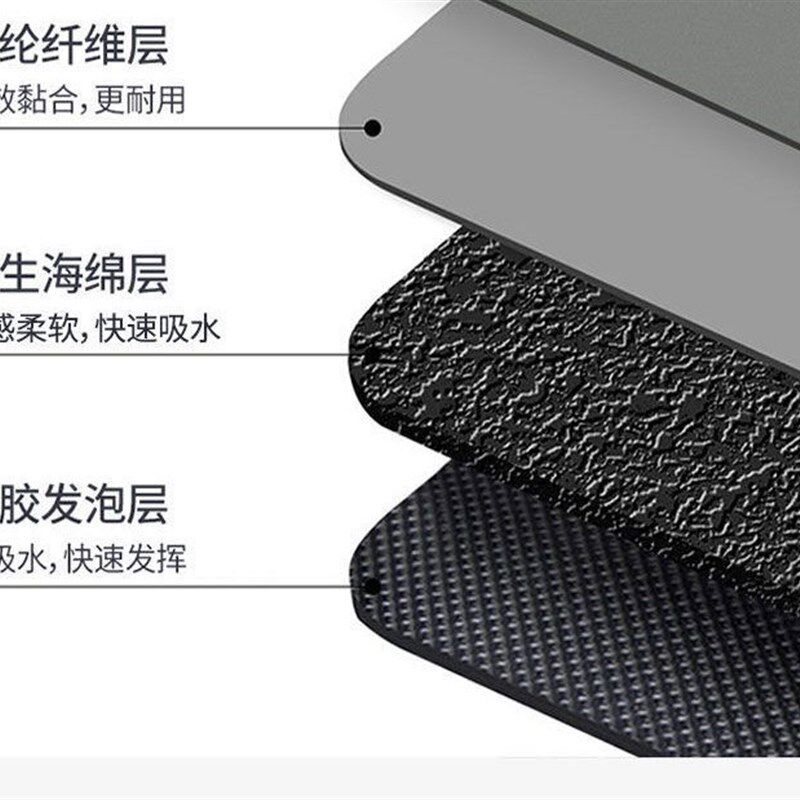 Diatom mud kitchen floor mats, non-slip, anti-oil, water-absorbent door mats, stain-resistant door mats, waterproof household no-wash wipeable carpets