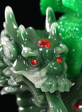 摆件 大号玉白菜店铺开业礼品办公室工艺品家居客厅装饰创意