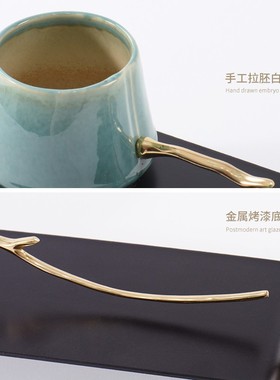 新中式陶瓷储物罐客厅摆件家居装饰创意茶桌托盘装饰品工艺品摆设