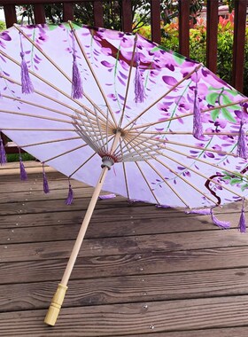 汉服道具舞蹈伞剑网三伞cos花城 摄影写真伞花伞古风流苏伞拍照手