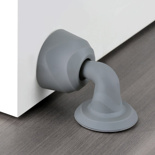 门吸免打孔门挡器硅胶防撞门碰强磁卫生间专用吸门固定地装吸新款 - 图0