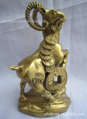 铜铜金羊摆件工生肖羊YIT家居钱艺品装饰