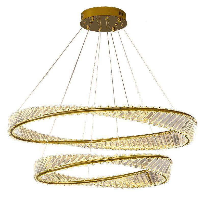 客厅厅吊灯轻奢简大气le351d水晶灯现代约卧室餐灯网红灯新款环形,淘宝优惠券,粉丝福利购,淘宝优惠卷