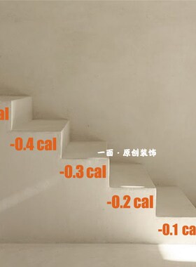 -0.1cal卡路里楼黑色梯贴纸健身房创意楼梯墙面装饰墙贴纸