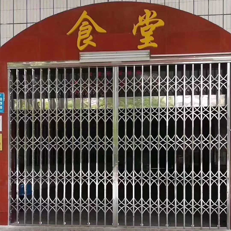 30 stainless steel sliding gate outdoor telescopic folding entrance door balcony sliding door ventilation anti-theft doors and windows