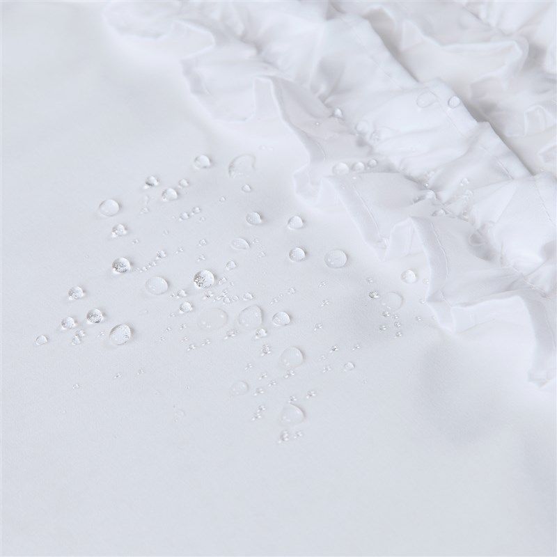 欧式潮流时尚特大浴帘清新涤纶布加厚防水洗澡间手工裙摆加厚挂帘,淘宝优惠券,粉丝福利购,淘宝优惠卷