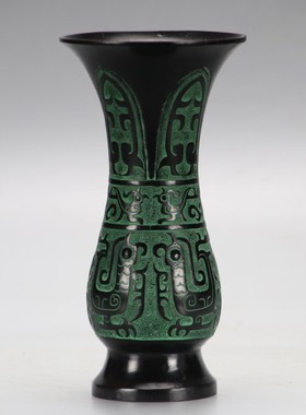 周鼎仿古青铜器  锌合金父庚觯 花瓶花觚天觚 工艺礼品 婚礼饰品