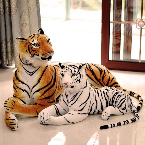 创意个性车载卡通老虎抱枕SUV越野车后窗装饰摆件汽车竹炭包去味 - 图2