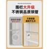 Behind-the-door bookshelf, steel ultra-thin perforated board storage rack, one-piece floor-to-ceiling wall storage, narrow gap, home picture book rack