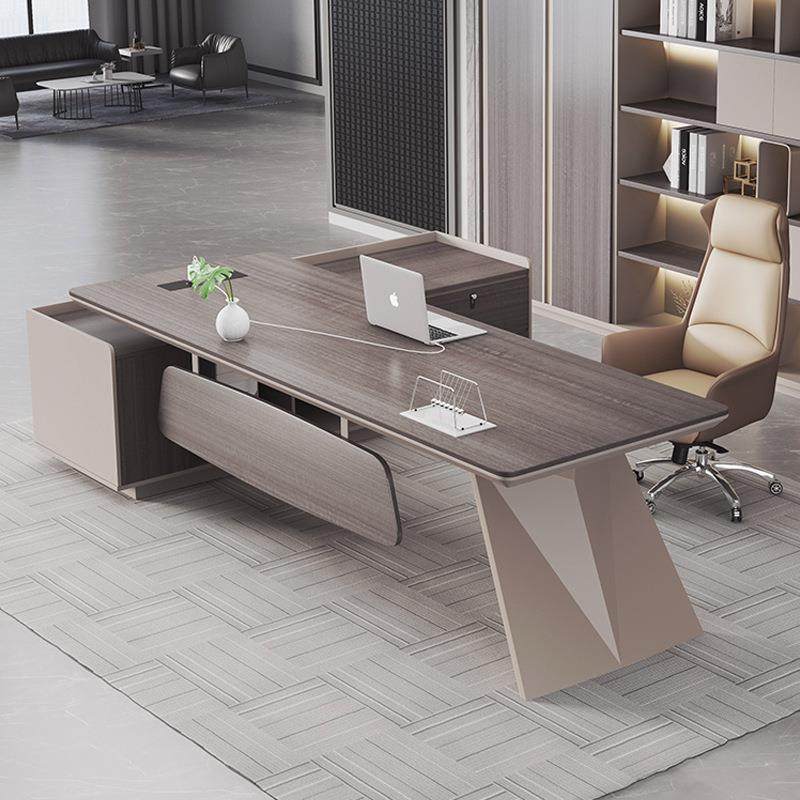 老板办公桌简约现代总裁经理主管桌椅轻奢大气班台领导办公室桌子,淘宝优惠券,粉丝福利购,淘宝优惠卷