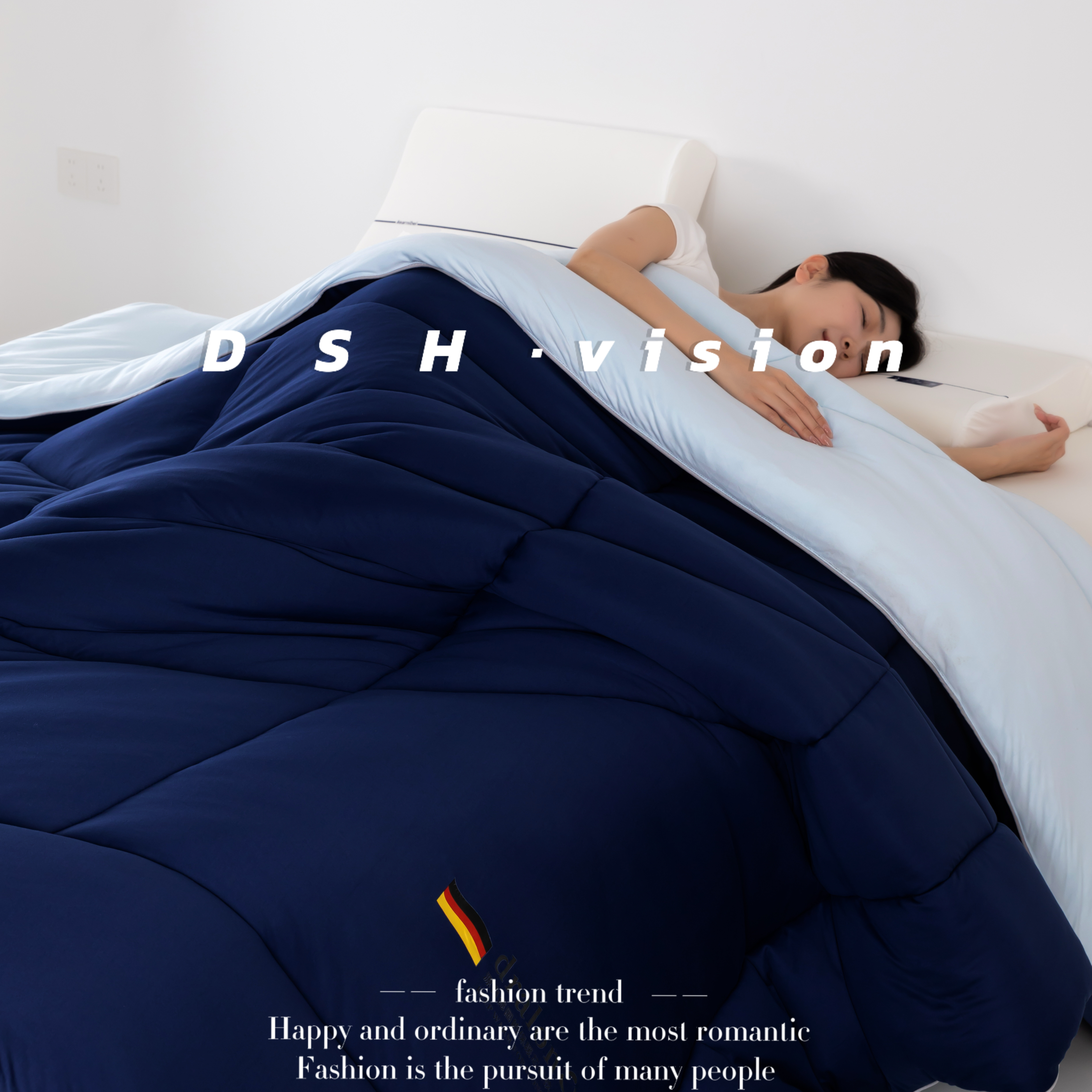 德绒发热被保暖亲肤面料抗菌防螨被子B