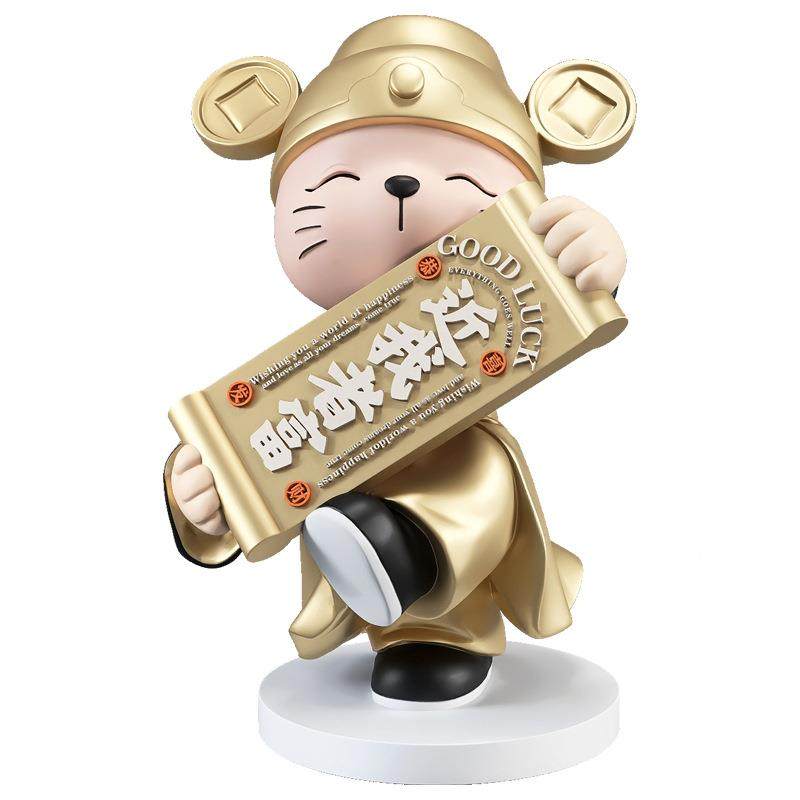 大型招财奢猫落地摆件zls20230店开业乔礼物开轻客厅家居饰品办公,淘宝优惠券,粉丝福利购,淘宝优惠卷