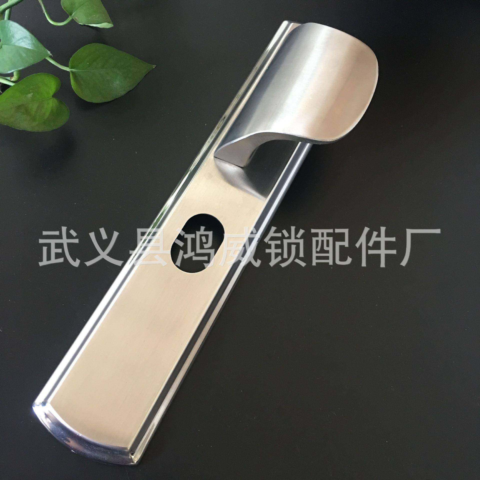 门锁门热卖04不锈钢防盗机械HW-821-G锁门防盗门拉手单开面板大3,淘宝优惠券,粉丝福利购,淘宝优惠卷