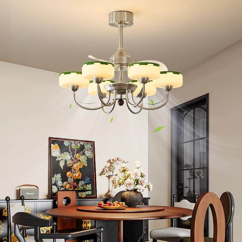 美复古餐厅法飞碟玻厅璃吊灯45472式中古风客厅灯胡桃色高级式感,淘宝优惠券,粉丝福利购,淘宝优惠卷