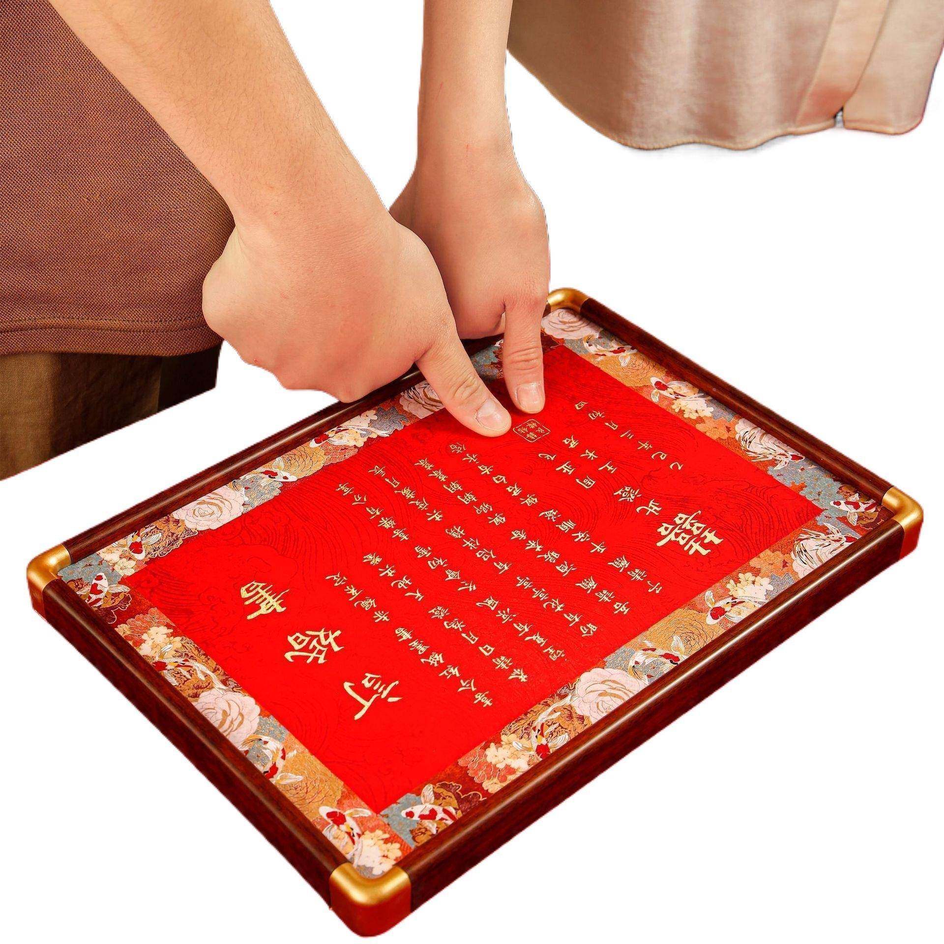 订婚婚书中书风高级感厂家直供相国框摆台结婚下聘摆大气送日子相,淘宝优惠券,粉丝福利购,淘宝优惠卷