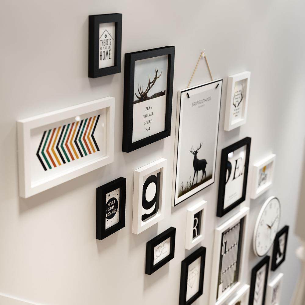 现实8272木_8272邮楼梯照片墙代装饰挂画北相框组合欧换相片真包,淘宝优惠券,粉丝福利购,淘宝优惠卷