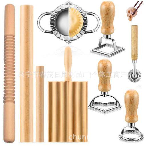 作意面大利饺XNV子混沌木质套装凉虾鱼具意大利面工饺子制工具,淘宝优惠券,粉丝福利购,淘宝优惠卷