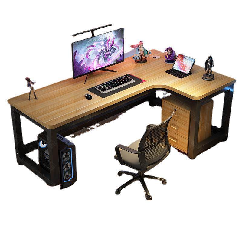 电脑角桌转角墙书桌拐无品牌/家用实木简约写字桌L型办公桌电脑台 - 图3