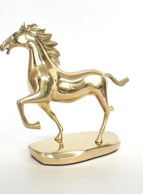马到成功办铜马公摆件轻奢客厅面玄关高档装饰品搬家桌MBN乔迁室