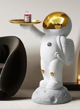 北欧创意宇航员摆件大型落发地纳客厅电视柜沙玄旁YJT关收家居装