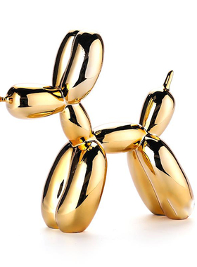 电镀气球狗杰夫昆斯JeffKoons潮流桌面雕塑玩客厅摆件潮流饰品潮