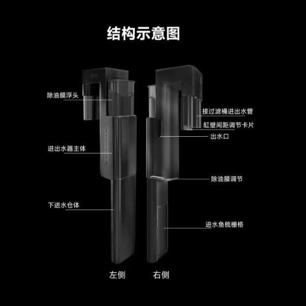 碧水风和隐士系列鱼缸一体式进出水管带除油膜器透明换水管潜水泵,淘宝优惠券,粉丝福利购,淘宝优惠卷