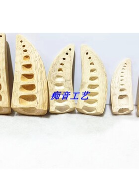 竹卦手工成品老竹卦羊角吿朱砂竹根圣杯一对竹根卦可选货支持订做