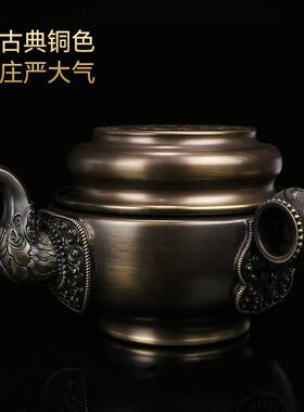 慧宝黄铜水陆供盘七支供朵玛盘修法朵玛壶碟盘支架净水宝壶套装