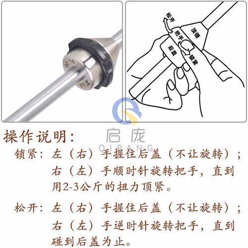 SS光轴锁头固定快速锁紧器缠绕机轴芯锁绕线机顶头光杆快速夹头 - 图0