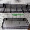 Hole board shelf hanging basket hanging net iron mesh blue round hole metal hanger porous board hanging basket jewelry hanging board hole board rack
