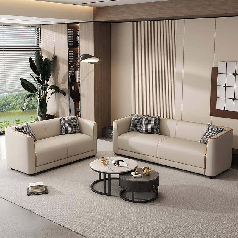 沙发小户型客厅简易出租房服装店休息区接待猫爪皮双人三人位家用,淘宝优惠券,粉丝福利购,淘宝优惠卷