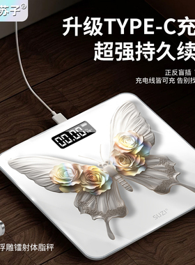 智能精准充电家用体脂秤