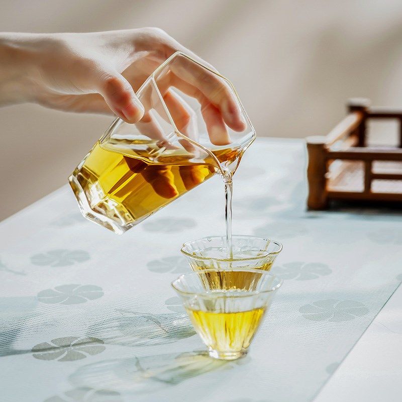 美斯尼玻璃杯公道杯耐热分茶器茶海单个公杯高硼硅分茶杯功夫茶具 - 图0