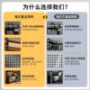 Desktop storage rack, perforated board storage rack, bedroom desk, integrated computer desk, vertical multi-layer bookshelf