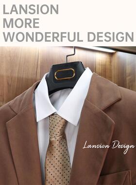 定格 样板间衣柜摆件男士衣帽间衣服棕色系列衬衫装饰品软装组合