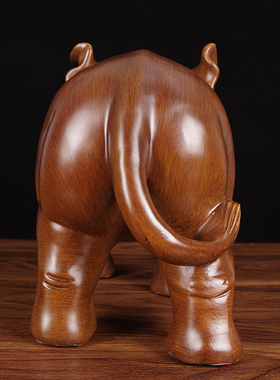 招财大象摆件一对客厅家居办公室玄关乔迁桌公司树脂店铺礼品开业