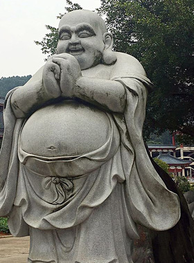 苏州古罗汉寺石雕十八罗汉全套 青石降龙伏虎罗汉尊者雕像
