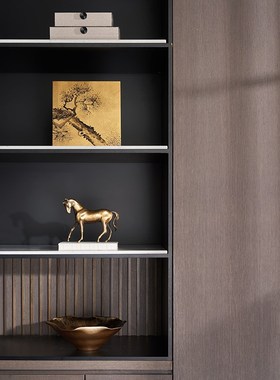 新中式漆器挂画风格壁饰书房书柜文化艺术装饰摆件高级感软装搭配