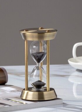 diy沙漏创意摆件3分钟解压倒计时器儿童书房桌面办公室装饰品