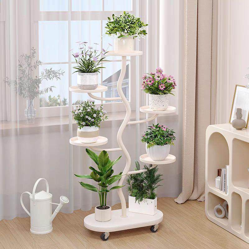 花架子室内家用客盆厅电视柜落地式阳置台架可移动多物层景托FXU,淘宝优惠券,粉丝福利购,淘宝优惠卷