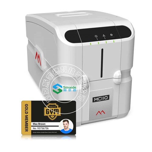 玛迪卡MATICA MC110证卡打印机 厂牌水电线缆牌合格质保卡制卡机 - 图0