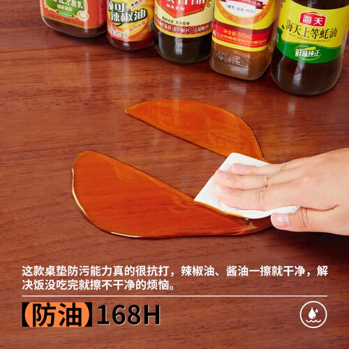 *软玻璃透明桌布学生书桌面保护垫免洗防水防油防烫pvc茶几餐桌垫 - 图0