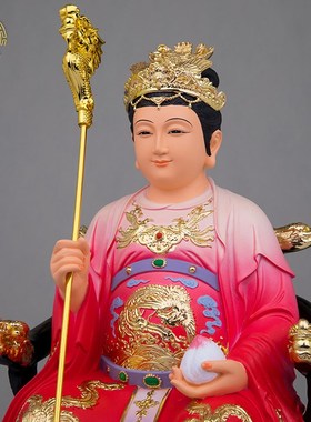 玉皇大帝王母娘娘神像树脂富贵彩新款玉帝王母家用桌面摆件工艺品