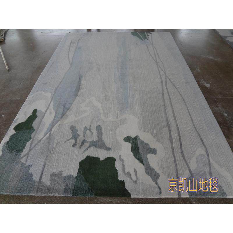 新中式墨抽象水厅画灰465色样板房客茶几沙发毯书房卧室大厅办公,淘宝优惠券,粉丝福利购,淘宝优惠卷