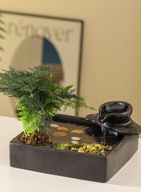 风水球水流摆桌循件环水78043732喷泉客厅茶台面鱼缸装饰品